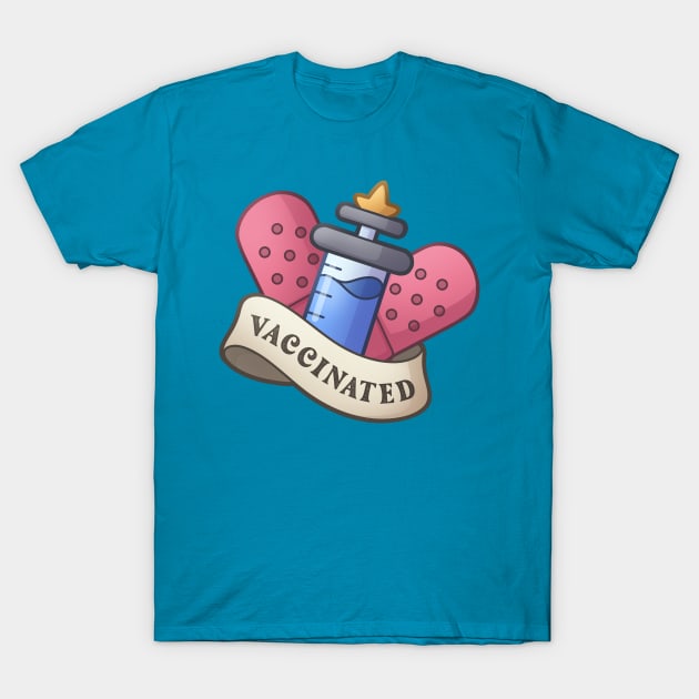 I'm Vaccinated T-Shirt by ChristaDoodles